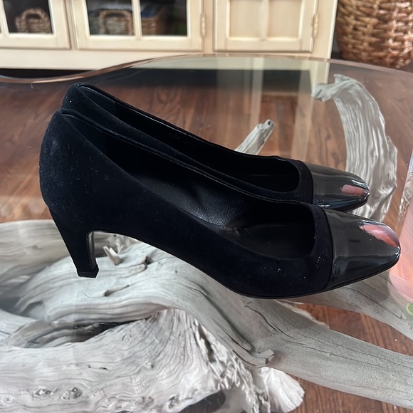 Authentic Vintage Prada black heels Vernice Nero 37.5 - Picture 4 of 7